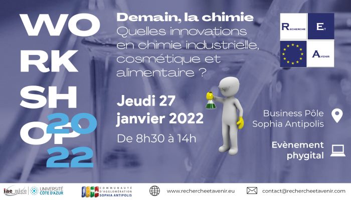 WORKSHOP REA 2022 DEMAIN LA CHIMIE – Introduction à la Chimie Verte